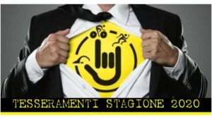 TESSERAMENTI STAGIONE 2020
